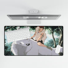 Load image into Gallery viewer, Anime Princess Mononoke Mouse Pad (Desk Mat)