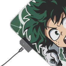 Load image into Gallery viewer, My Hero Academia Izuku Midoriya RGB LED Mouse Pad (Desk Mat)