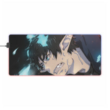 Load image into Gallery viewer, Blue Exorcist Rin Okumura RGB LED Mouse Pad (Desk Mat)