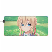 Load image into Gallery viewer, Violet Evergarden RGB LED Mouse Pad (Desk Mat)