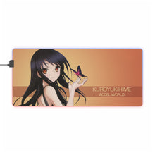 Load image into Gallery viewer, Accel World Kuroyukihime RGB LED Mouse Pad (Desk Mat)