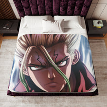 Load image into Gallery viewer, Anime Dr. Stone Sherpa Blanket