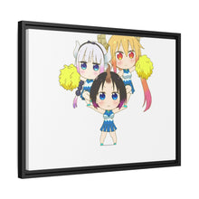 Load image into Gallery viewer, Cheerleaders Canvas Framed Art Print
