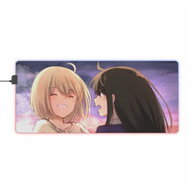 Load image into Gallery viewer, Takina Inoue & Chisato Nishikigi RGB LED Mouse Pad (Desk Mat)
