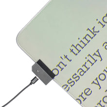 Load image into Gallery viewer, My Teen Romantic Comedy SNAFU Hachiman Hikigaya RGB LED Mouse Pad (Desk Mat)