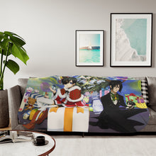 Load image into Gallery viewer, Black Butler Sherpa Blanket