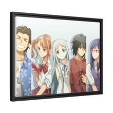 Load image into Gallery viewer, Anohana Meiko Honma, Jinta Yadomi, Naruko Anjou, Tetsudou Hisakawa, Chiriko Tsurumi Canvas Framed Art Print