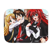 Load image into Gallery viewer, High School DxD Rias Gremory, Issei Hyoudou, Asia Argento Sherpa Blanket
