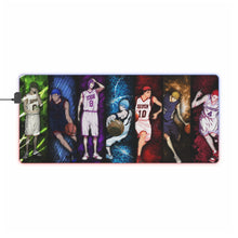 Load image into Gallery viewer, Kuroko's Basketball Tetsuya Kuroko, Daiki Aomine, Atsushi Murasakibara RGB LED Mouse Pad (Desk Mat)