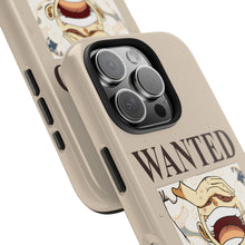 Load image into Gallery viewer, One Piece Wanted Monkey D. Luffy Bounty iPhone Cases