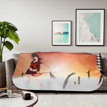 Load image into Gallery viewer, Anime Kill La Kill Sherpa Blanket