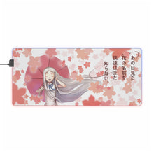 Load image into Gallery viewer, Anohana RGB LED Mouse Pad (Desk Mat)