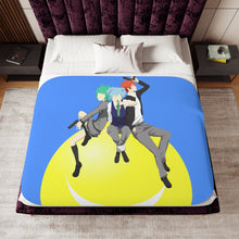 Load image into Gallery viewer, Anime Assassination Classroom Sherpa Blanket