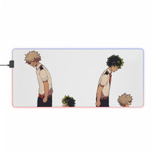 Load image into Gallery viewer, My Hero Academia Izuku Midoriya, Katsuki Bakugou RGB LED Mouse Pad (Desk Mat)