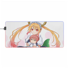Load image into Gallery viewer, Miss Kobayashi's Dragon Maid Kobayashi San Chi No Maid Dragon, Tohru RGB LED Mouse Pad (Desk Mat)