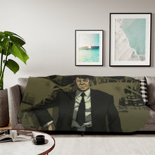 Load image into Gallery viewer, Tomomi Masaoka Face Sherpa Blanket