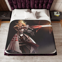 Load image into Gallery viewer, Fate/Apocrypha Saber Of Red Sherpa Blanket
