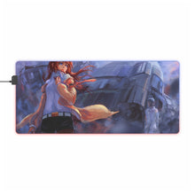 Load image into Gallery viewer, Makise Kurisu RGB LED Mouse Pad (Desk Mat)