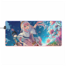 Load image into Gallery viewer, Laid-Back Camp by RGB LED Mouse Pad (Desk Mat)