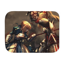 Load image into Gallery viewer, Fate/Apocrypha Saber, Saber Of Red Sherpa Blanket