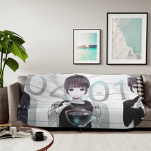 Load image into Gallery viewer, Akane Tsunemori Eating Sherpa Blanket