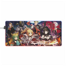 Load image into Gallery viewer, Fate/Apocrypha Saber Of Red RGB LED Mouse Pad (Desk Mat)