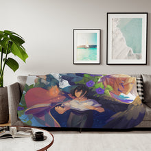Load image into Gallery viewer, Anime Howl's Moving Castle Sherpa Blanket