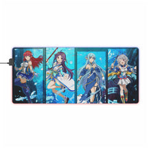 Load image into Gallery viewer, Memory Defrag Water Banner RGB LED Mouse Pad (Desk Mat)