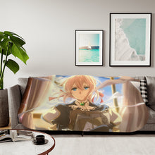 Load image into Gallery viewer, Violet Evergarden Sherpa Blanket