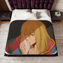 Load image into Gallery viewer, Anime Howl's Moving Castle Sherpa Blanket