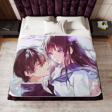 Load image into Gallery viewer, Hyouka Eru Chitanda Sherpa Blanket