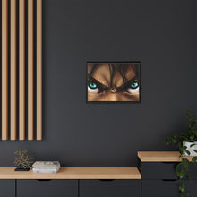 Load image into Gallery viewer, Eren Yeager's eyes Canvas Framed Art Print