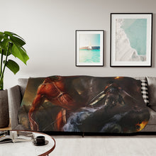 Load image into Gallery viewer, Anime Attack On Titan Sherpa Blanket