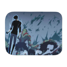 Load image into Gallery viewer, Solo Leveling (Sun Jin-Woo) Dual Screen 4K Sherpa Blanket