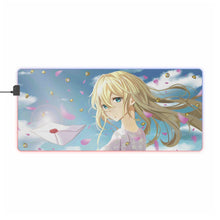 Load image into Gallery viewer, Violet Evergarden RGB LED Mouse Pad (Desk Mat)