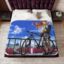 Load image into Gallery viewer, Biking Asuka Sherpa Blanket