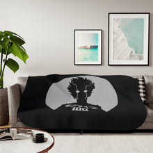 Load image into Gallery viewer, Mob Psycho Grey Sherpa Blanket