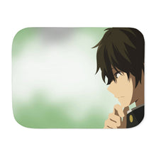 Load image into Gallery viewer, Hōtarō Oreki Face Sherpa Blanket