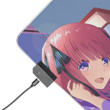 Load image into Gallery viewer, The Quintessential Quintuplets Itsuki Nakano, Nino Nakano, Yotsuba Nakano RGB LED Mouse Pad (Desk Mat)