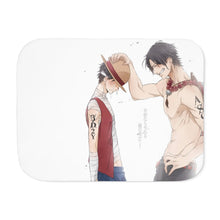 Load image into Gallery viewer, One Piece Monkey D. Luffy Sherpa Blanket