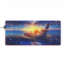 Load image into Gallery viewer, Anime Sunset RGB LED Mouse Pad (Desk Mat)