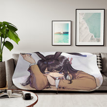Load image into Gallery viewer, Anime Rascal Does Not Dream of Bunny Girl Senpai Sherpa Blanket