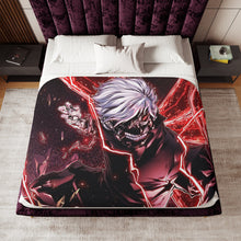 Load image into Gallery viewer, Anime Tokyo Ghoul Sherpa Blanket