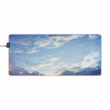 Load image into Gallery viewer, Anime in the rain RGB LED Mouse Pad (Desk Mat)