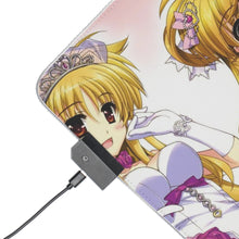 Load image into Gallery viewer, Magical Girl Lyrical Nanoha RGB LED Mouse Pad (Desk Mat)