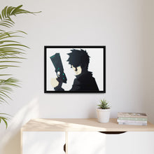 Load image into Gallery viewer, kougami with his dominator Canvas Framed Art Print