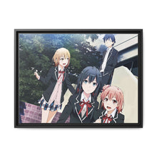 Load image into Gallery viewer, My Teen Romantic Comedy SNAFU Hachiman Hikigaya, Yukino Yukinoshita, Yui Yuigahama Canvas Framed Art Print