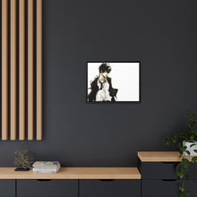 Load image into Gallery viewer, Shinya Kogami Serious Canvas Framed Art Print