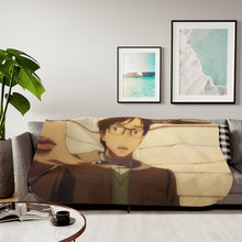 Load image into Gallery viewer, Shinichi Izumi And migi Sherpa Blanket