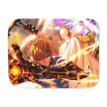 Load image into Gallery viewer, Anime One-Punch Man Sherpa Blanket